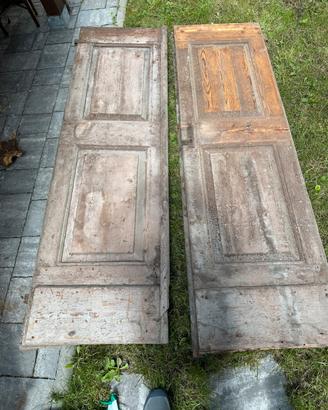 Portone porta ingresso del 1800 larice massiccio