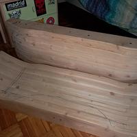 Stampo in legno per skateboard - skateboard mold