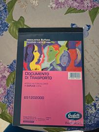 Documento di Trasporto Buffetti 6512D2000