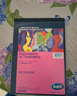 Documento di Trasporto Buffetti 6512D2000