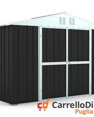 Box giardino lamiera zincata 327x155 nero