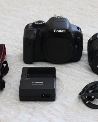 canon 600d+ ottica 18-55 efs