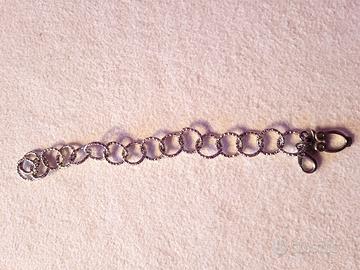 Bracciale donna in metallo con pendente a gufo