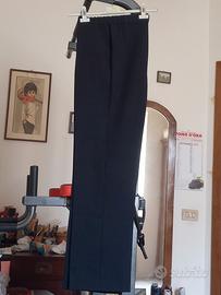 Pantaloni classici donna blu