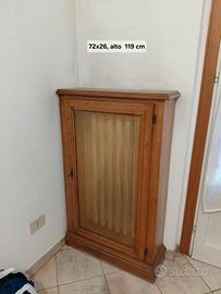 Copritermosifone in legno massello con griglia dor