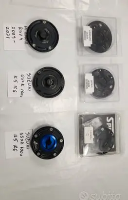 TAPPI SERBATOIO RACING SUZUKI GSX R 1000 YAMAHA R1
