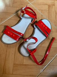 Sandali Armani rossi nr 36