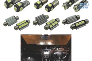 KIT 16 LAMPADE LED INTERNE PER VOLKSWAGEN VW GOLF 