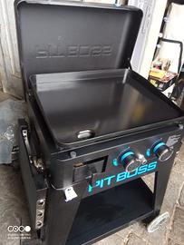 BARBECUE/PIASTRA DUE FUOCHI PIT-BOSS