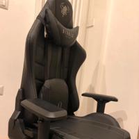 Sdia da Gaming DIABLO X-Ray Gamer  in pelle  NUOVA