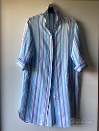 Vestito a righe 100% lino - Allegra Brook
