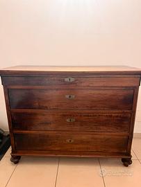 Como’ stile Cappuccino meta’ 800 in noce