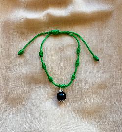 Bracciale coccu kokku portafortuna amuleto onice