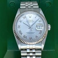 Rolex Datejust 36 Argente' Romani 16234