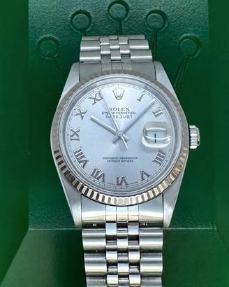 Rolex Datejust 36 Argente' Romani 16234