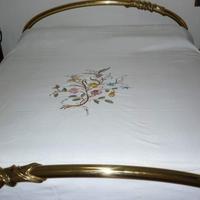 LETTO MATRIMONIALE IN OTTONE  “LIPPARINI”