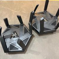 Coppia router ASUS AXE7800 WiFi 6E Tri-band