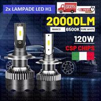 2 x LAMPADE A LED H1 120W 6500K BIANCO 20000 Lumen