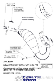 Kit Collettore Leovince Rieju MRT 50 2021 - 2023