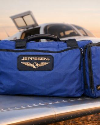 Borsa da volo Jeppesen blu