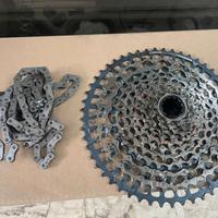 Cassetta Sram Gx e catena
