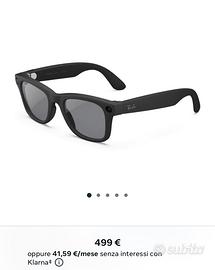 Rayban meta 2 generazione