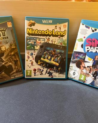 Lotto 3 giochi Games per Nintendo Wii U WiiU