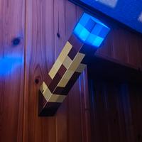 Luce LED torcia Minecraft