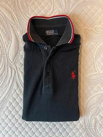 Polo blu navy con dettagli rossi Polo Ralph Lauren