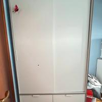 Armadio 2 ante 4 cassetti