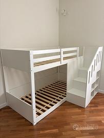 Letto a soppalco/castello per camera bambini