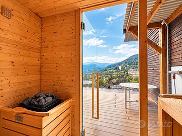 Cimone Spa House: sauna e terrazza a Sestola