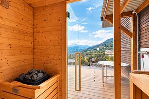 Cimone Spa House: sauna e terrazza a Sestola