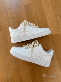 Nike Air Force 1 Custom “Beige rope” n° 39 (8US)