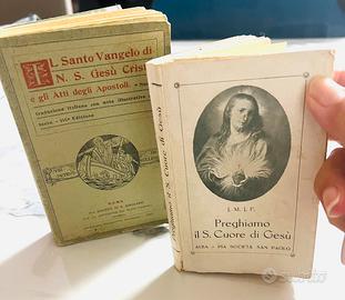 Lotto 2 libri antichi religiosi 1917 e 1929 - Ed.