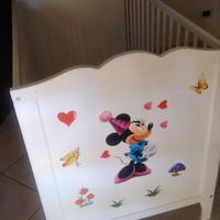 Lettino Ikea Hensvik 60x120 cm e materasso