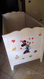 Lettino Ikea Hensvik 60x120 cm e materasso