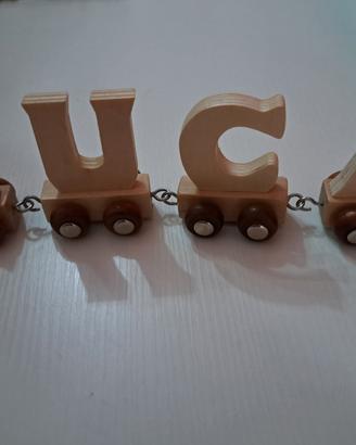 trenino legno LUCA
