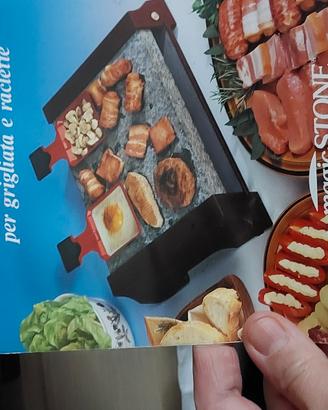 grill elettrico con pietra ollare più raclette