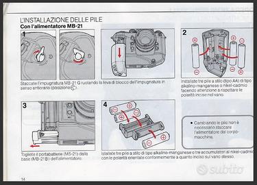MANUALE NIKON F4  R E G A L O