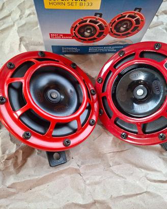 Coppia clacson Hella Supertone B133 12V