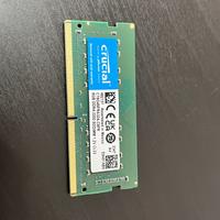 ram ddr4 8gb 3200 mhz CRUCIAL