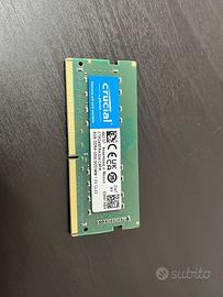 ram ddr4 8gb 3200 mhz CRUCIAL