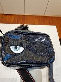 Borsa tracolla nera Chiara Ferragni