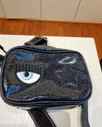 Borsa tracolla nera Chiara Ferragni