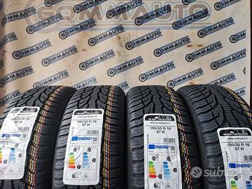 4 pneumatici nuovi 195 55 16 uniroyal 4 stagioni