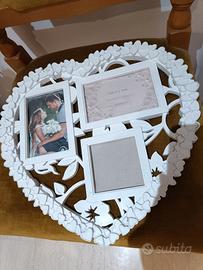 Cornice multifoto a forma di Cuore