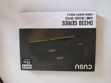 RAM DDR4 32GB (2X16) 3200MHZ cl 16 mod. cusu - new
