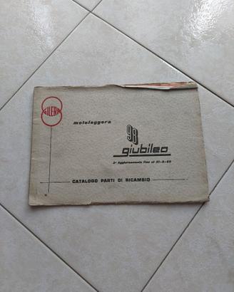 Agg. cat. parti di ricam. orig. Gilera Giubileo 98