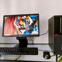 POSTAZIONE COMPLETA PC + MONITOR +TASTIERA E MOUSE